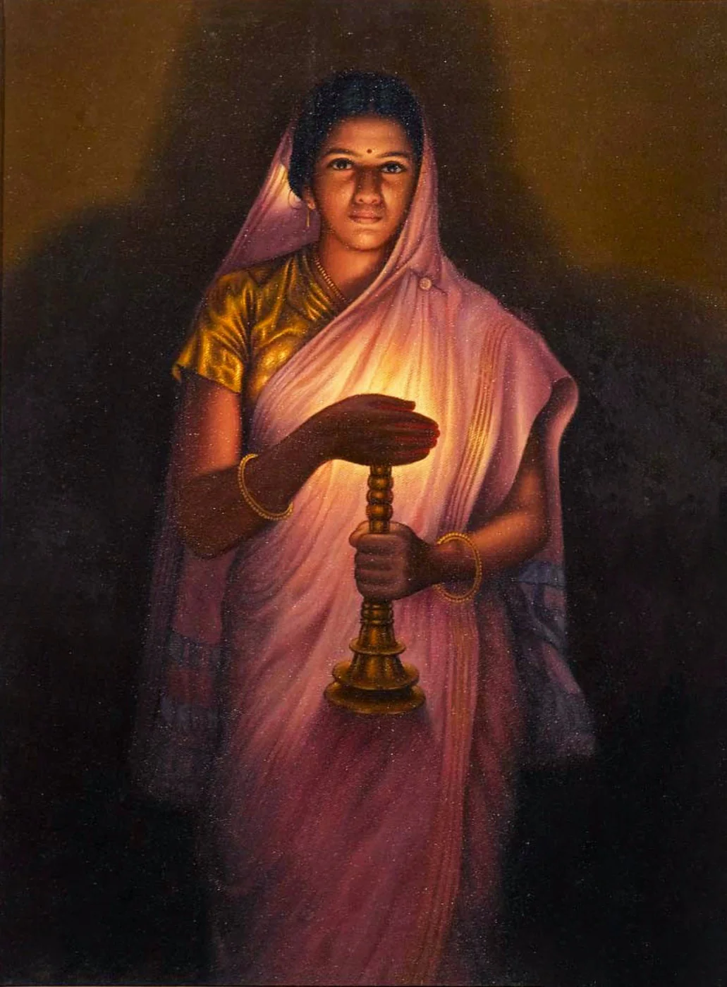 The Glow of Hope – Famous Indian Painting Series