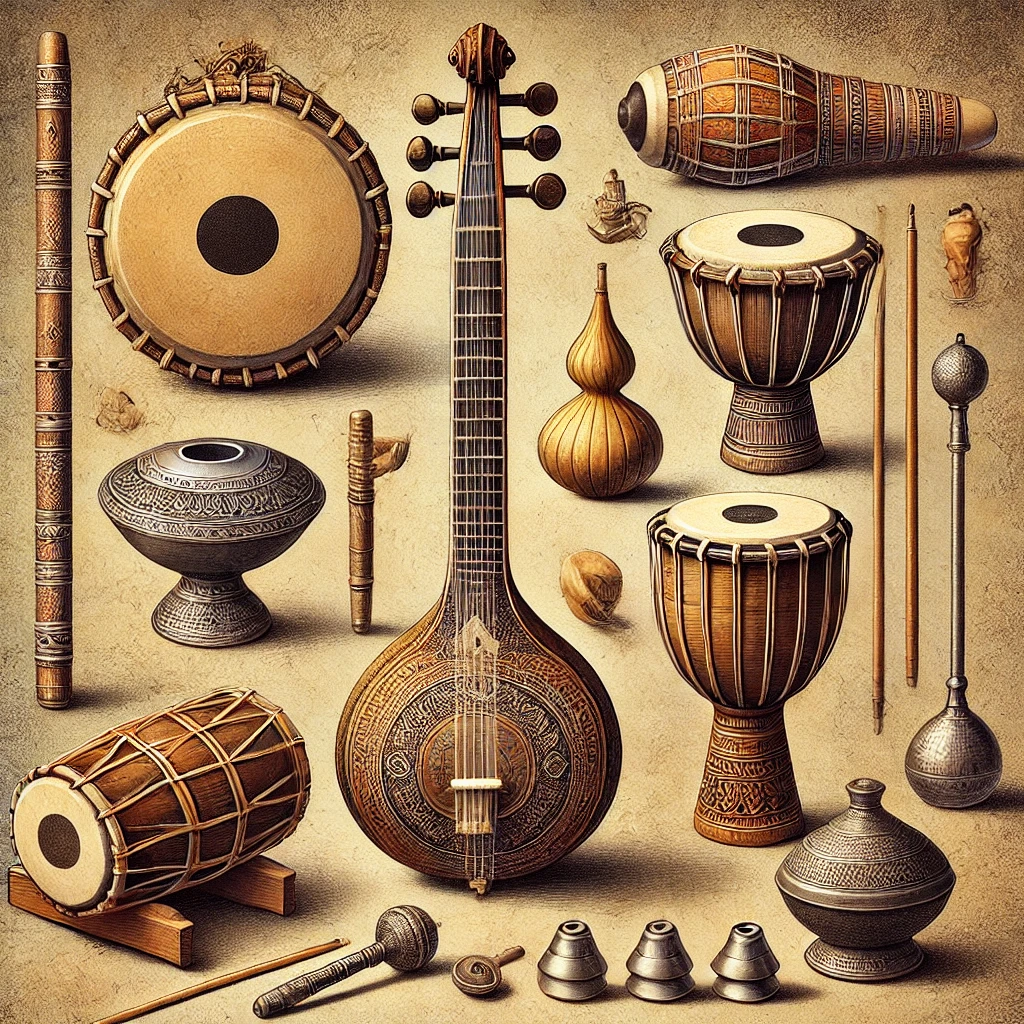 What were Ancient Musical Instruments Of India?