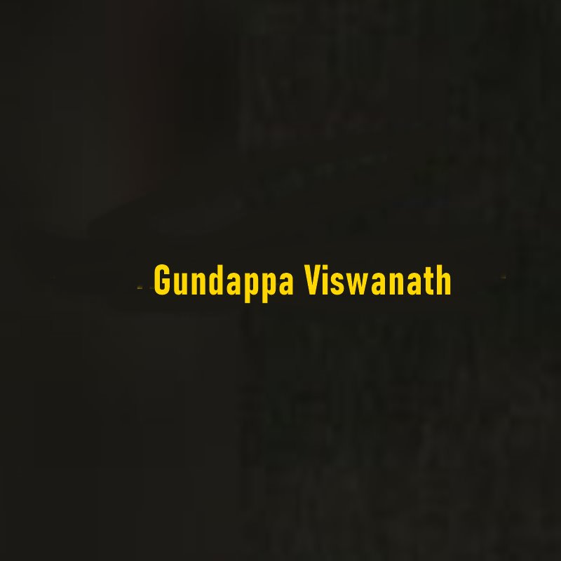 Who Is Gundappa Viswanath?