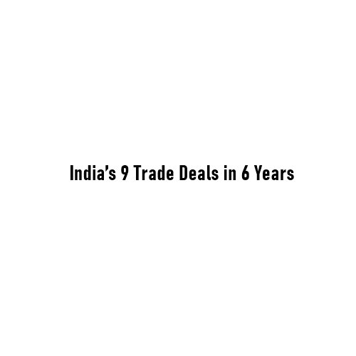 India’s 9 Trade Deals in 6 Years: Full List, Timeline, and Strategic Impact (2021–2026)