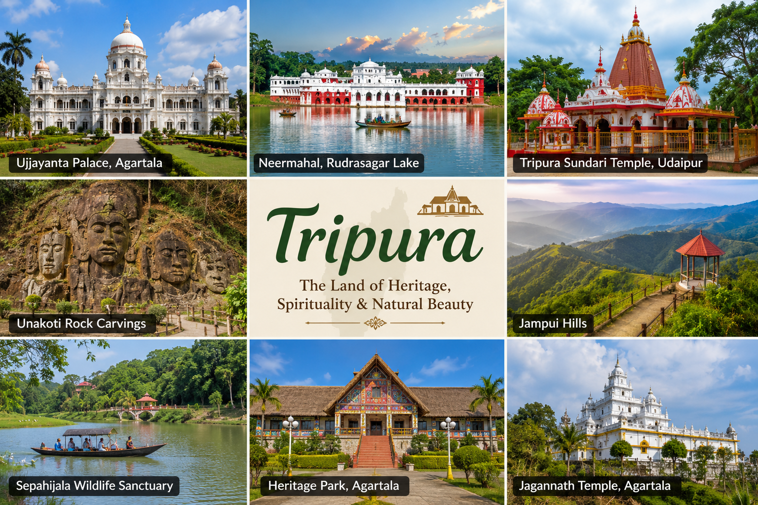 Places to Visit in Tripura: Complete Travel Guide for Tourists