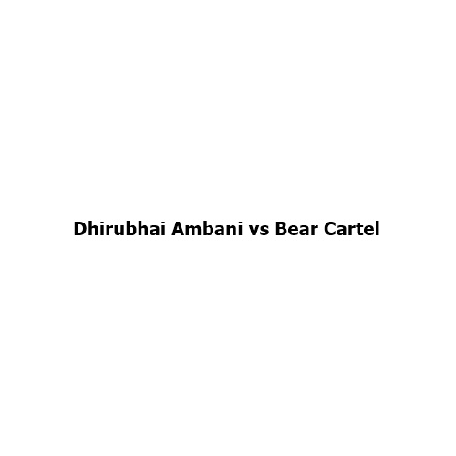 Dhirubhai Ambani vs Bear Cartel: The Legendary Stock Market Battle That Changed Dalal Street