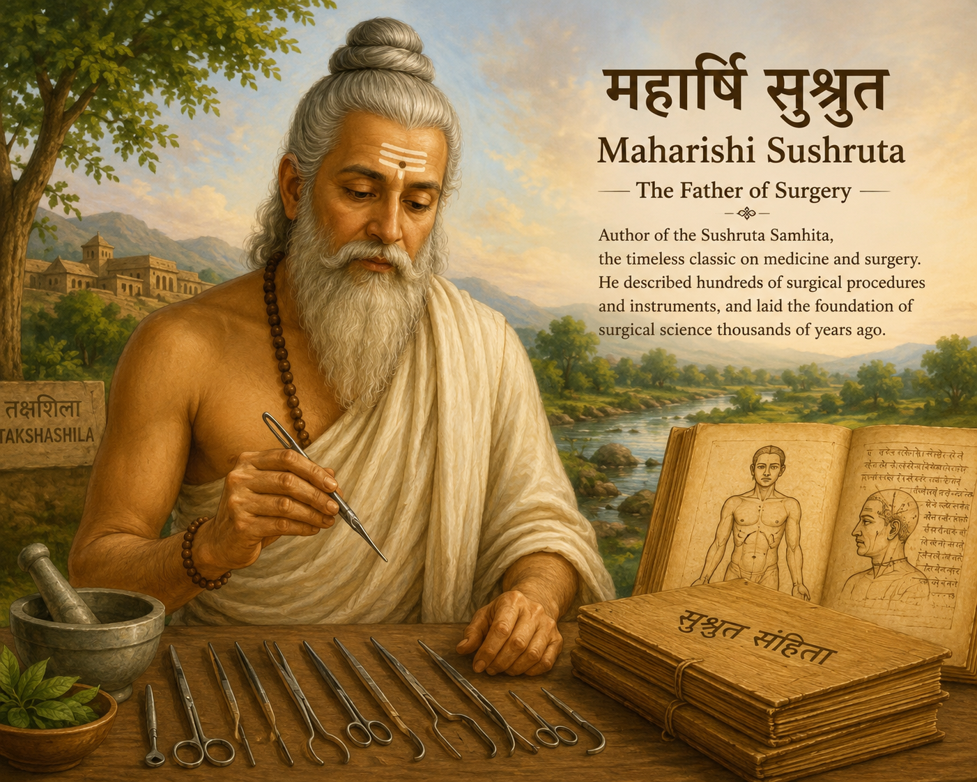 Sushruta Honoured in Scotland: Royal College of Surgeons of Edinburgh Unveils Statue of the Father of Surgery