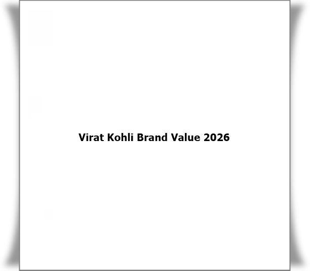Virat Kohli Emerges as India’s Most Valuable Personality with a Brand Value of ₹3,542 Crore