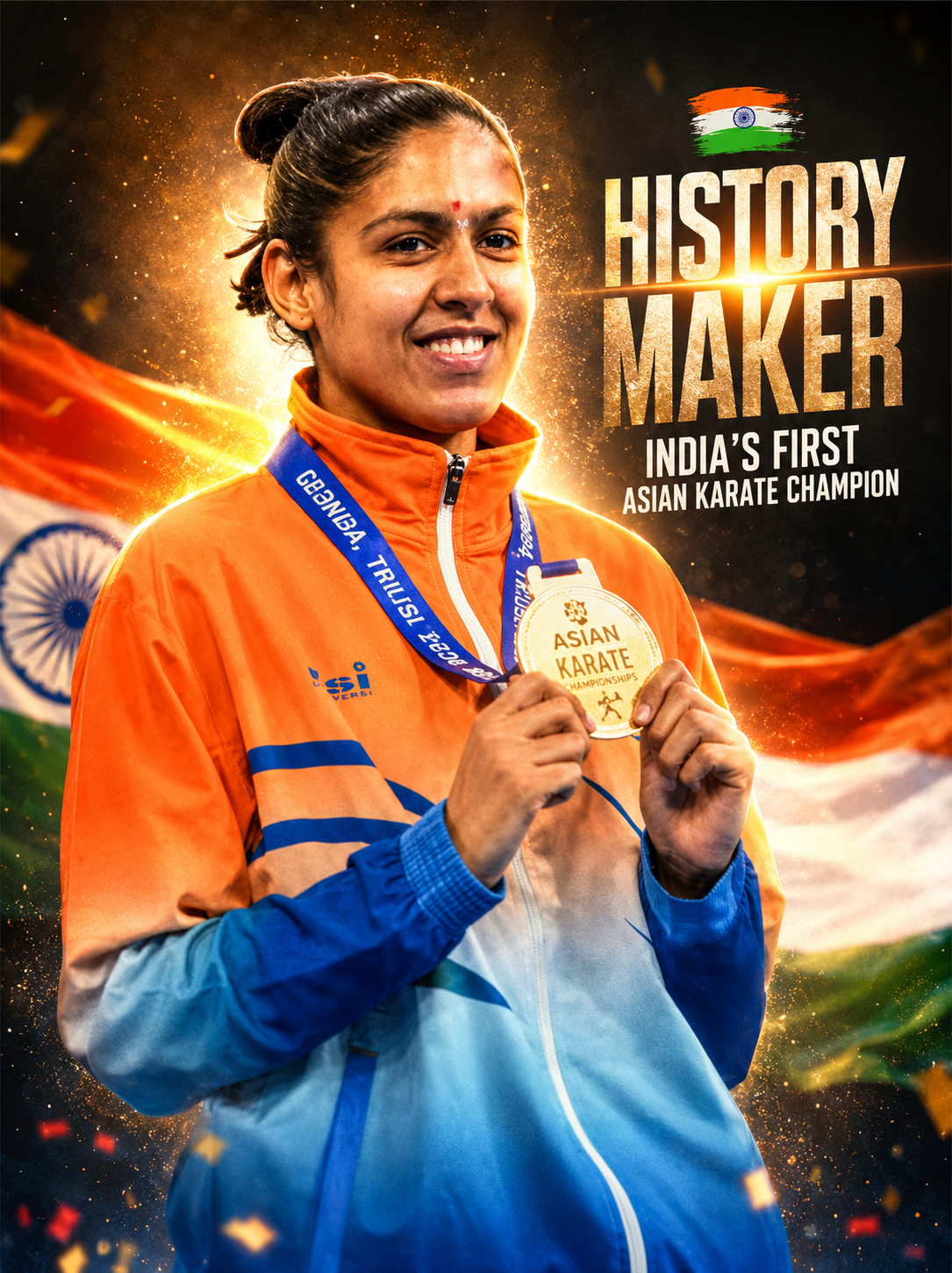 Alisha Choudhary Becomes India’s First Asian Senior Karate Champion