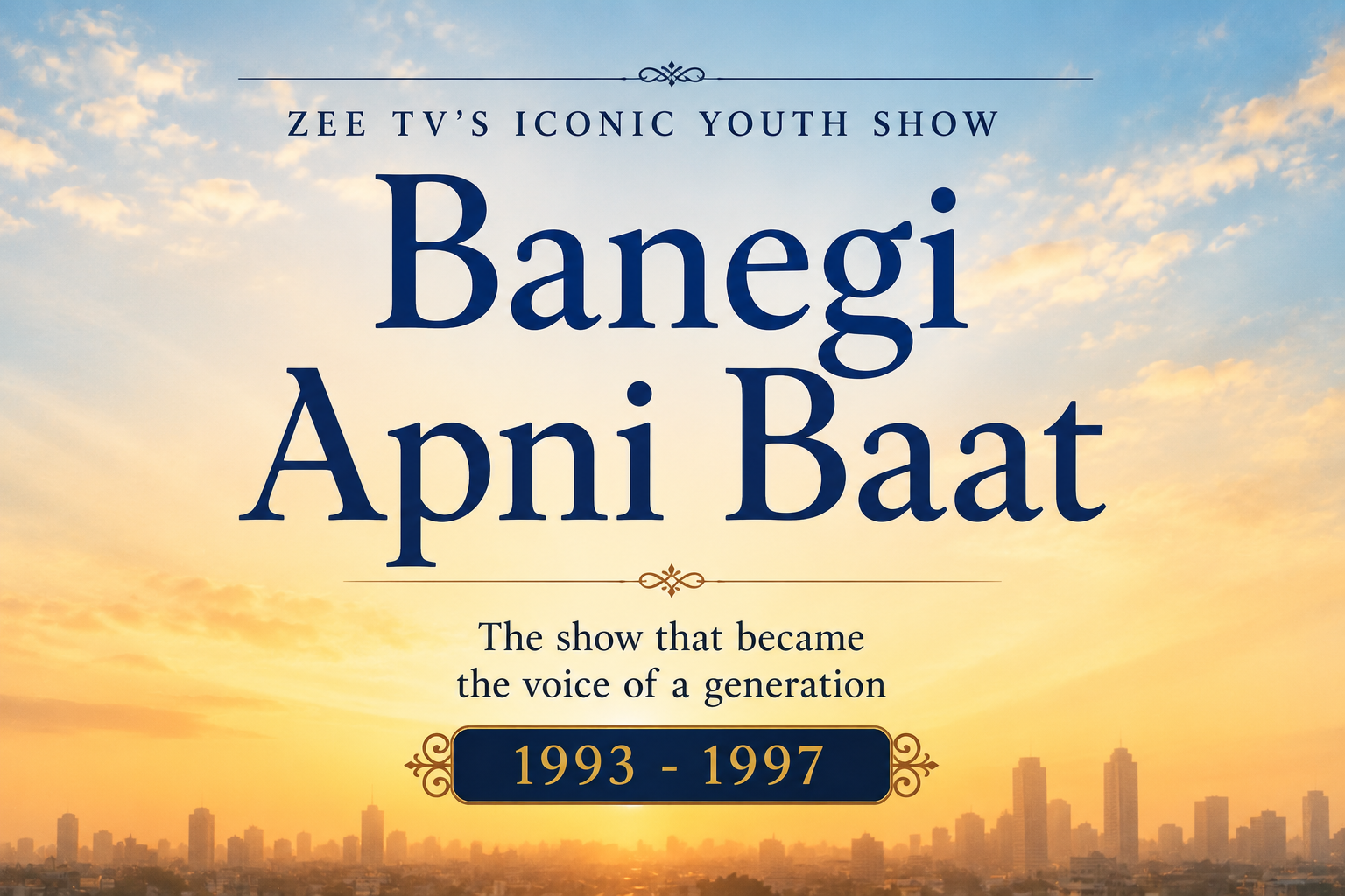 Banegi Apni Baat: The 90s TV Serial That Defined a Generation