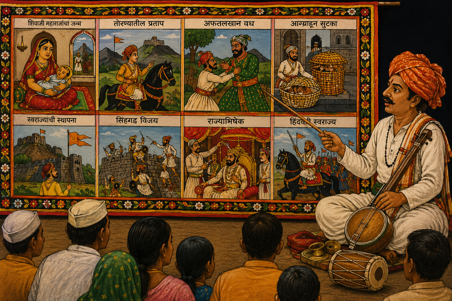 Chitrakathi Tradition: Maharashtra’s Ancient Art of Storytelling Through Paintings