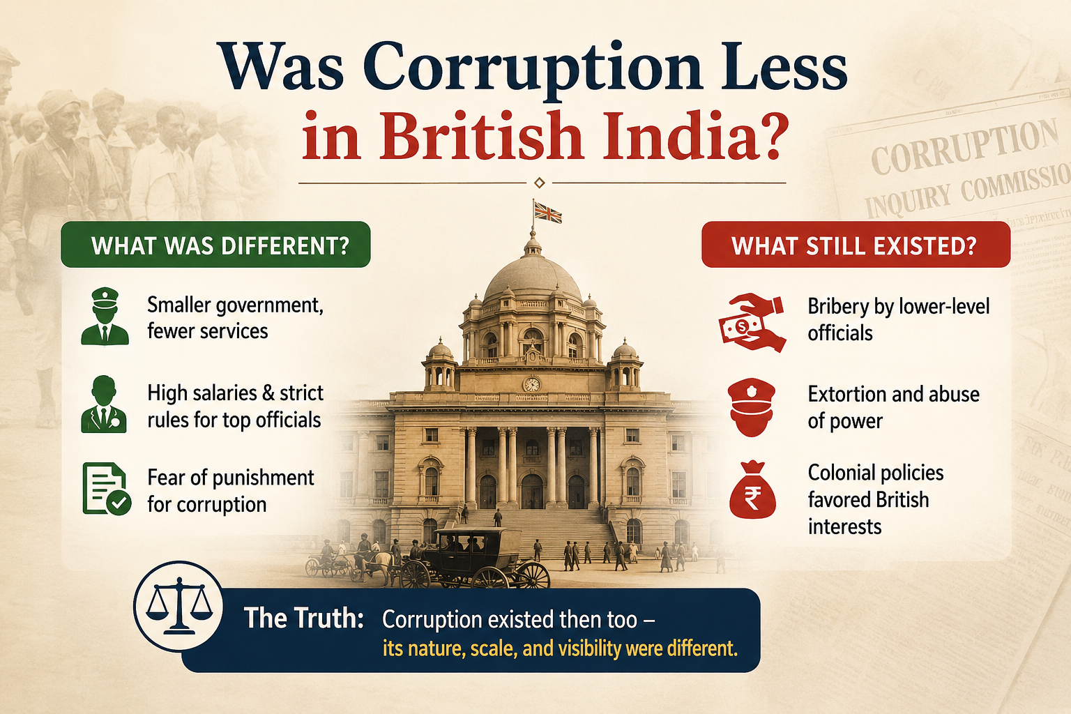 Was Corruption Less in British India?