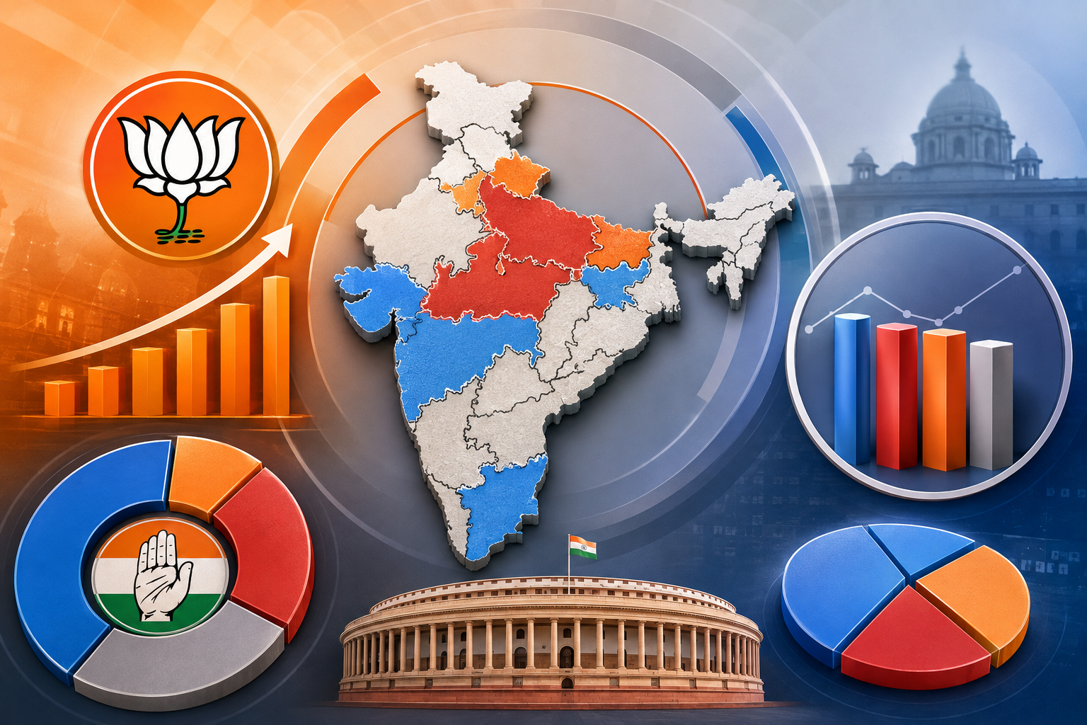 August 2026 Mood of the Nation: What Changed Since January and What It Means for Modi, BJP and the Opposition
