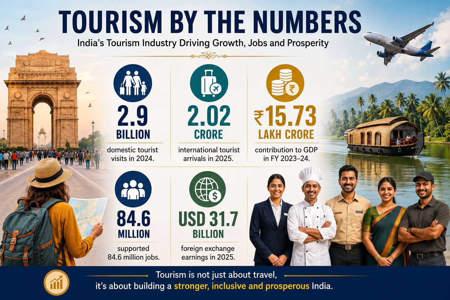 Tourism by the Numbers: How India’s Travel Boom is Driving Economic Growth