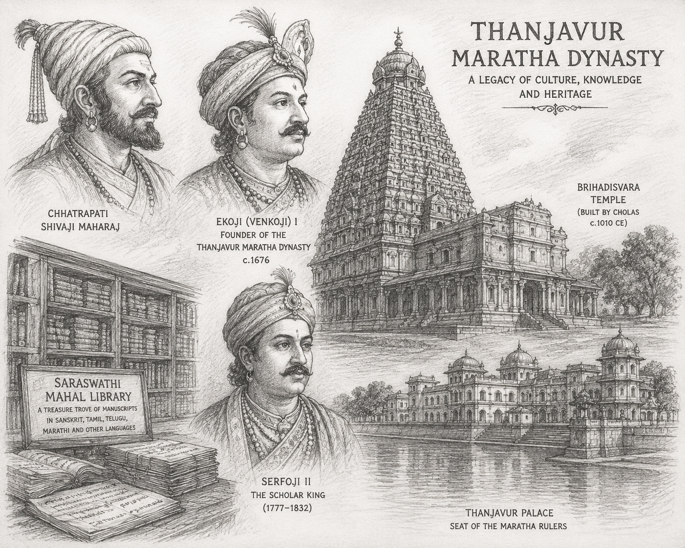 Thanjavur Maratha Dynasty: How Shivaji Maharaj’s Family Ruled Tamil Nadu for 180 Years