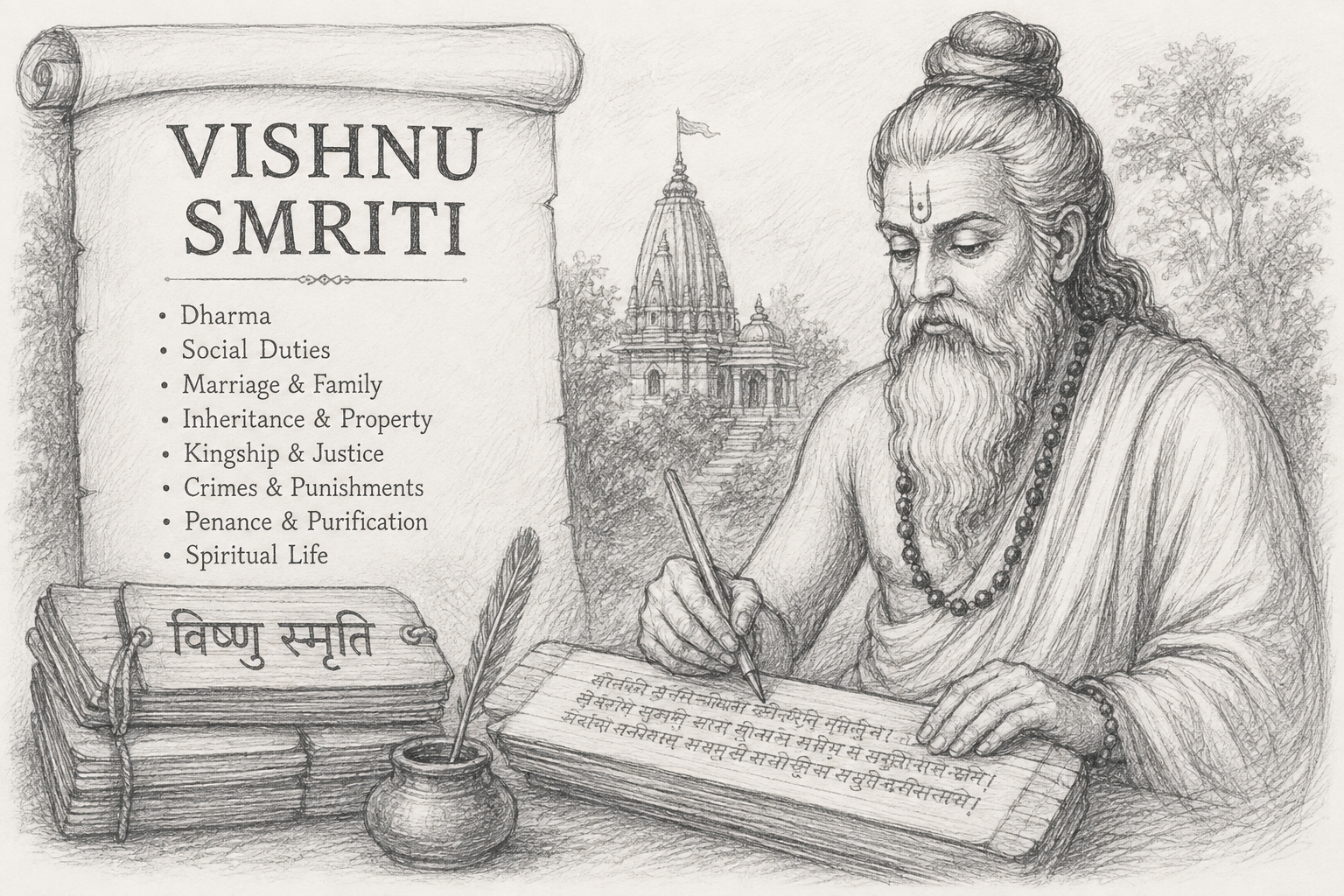 Vishnu Smriti: An Ancient Hindu Text on Dharma, Law and Social Order