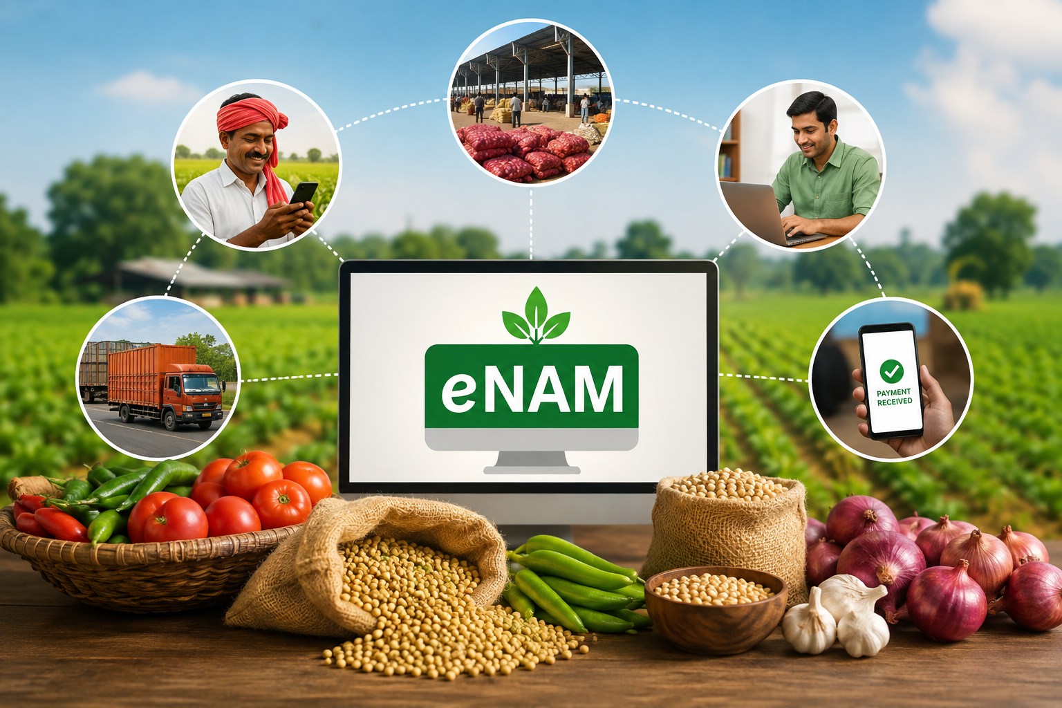 e-NAM: Transforming Indian Agriculture Through a Unified Digital Marketplace
