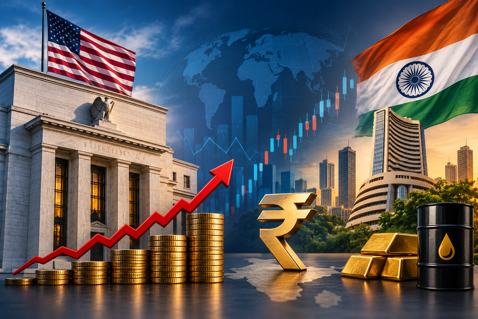 US Fed Rate Hike: Impact on India, Stock Market, Rupee, Gold, Loans and RBI