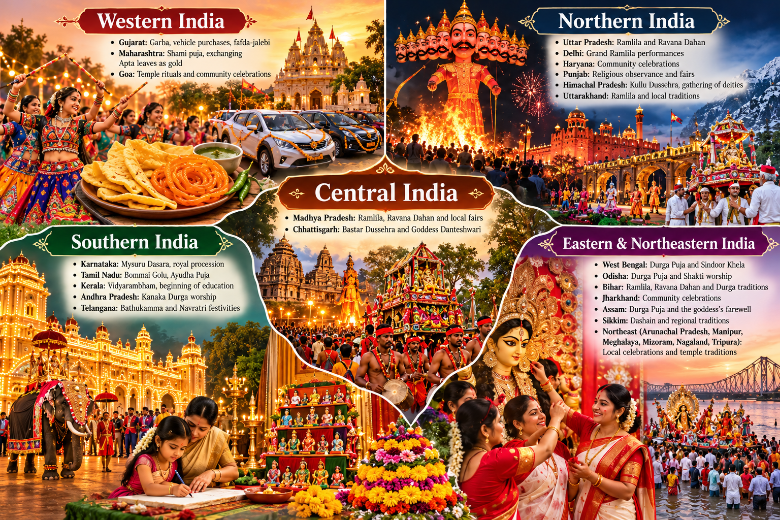 Dussehra Across India: How Different States Celebrate Vijayadashami